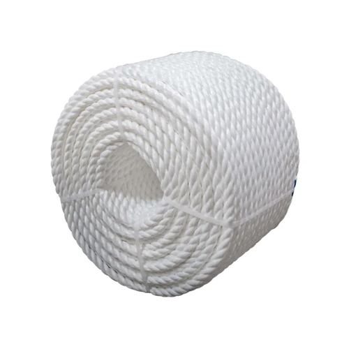 12 MM PP Rope - 250 Meter White High Strength Twisted Style Lightweight and Versatile UV Resistant Buoyant for Marine Applications