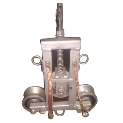 Grey Tensioning Erect Wires Grounding Pulley Block