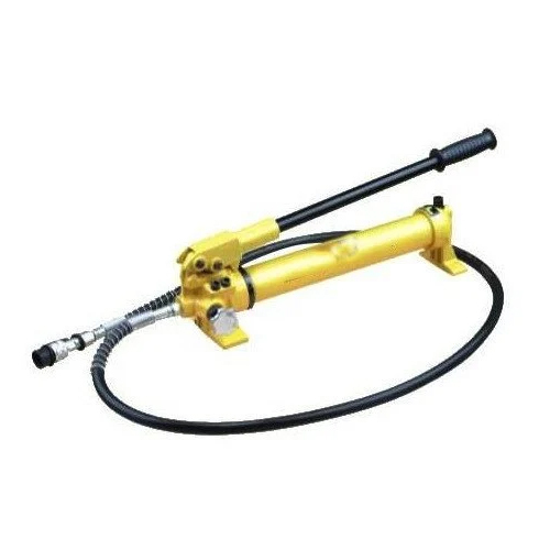 Mild Steel Hydraulic Compressor Tool - Steel Material, Rectangle Shape, Yellow-Black Color | Industrial Usage, High Durability