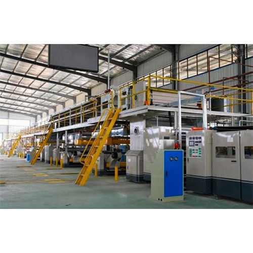 Gray 3 Ply Fully Automatic Corrugated Board Production Line