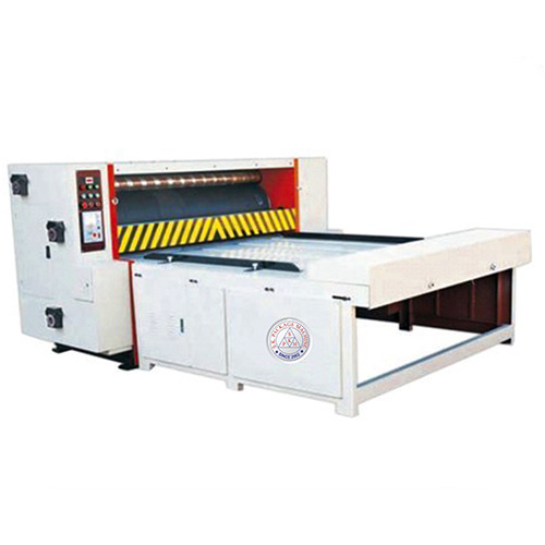 White Single Colour  Rotary Round Die Printing Machine