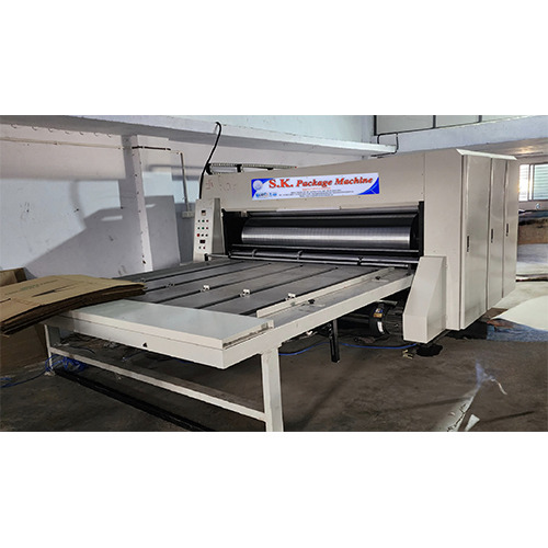 White Double Colour Rotary Round Die Printing Machine