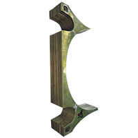 Brass Adaptor - Polished Golden Finish | High Efficiency For Industrial Use
