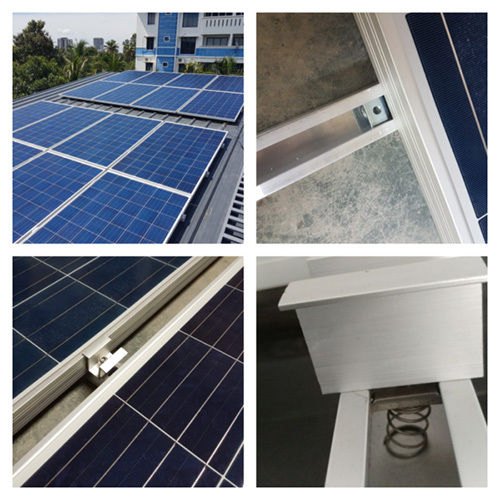 4 Panel Anodized Aluminium Structure For Sheet Roof Application: Electrical