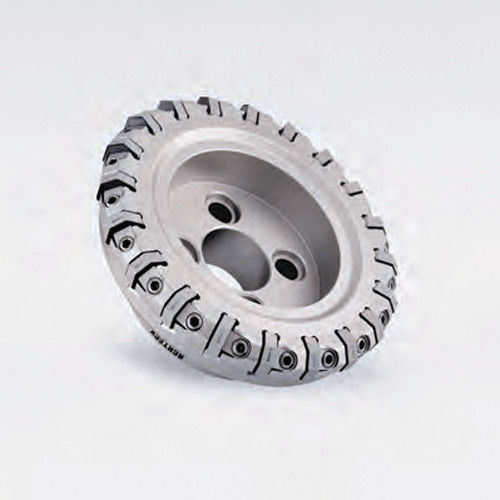 Silver Milling Cutter With Heptagon Insert