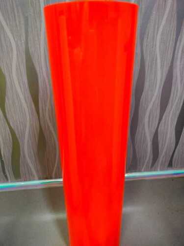 Neon Orange Vinyl Roll - Design Type: Plain