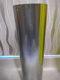 Reflective Grey Vinyl Sheets - 0-1 mm Thickness, Standard Size | Rectangular Shape, Plain Design Ideal for Enhanced Visibility