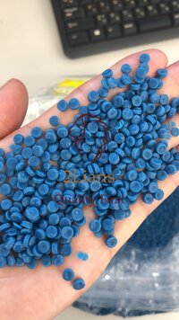 HDPE Recycled Pellets Blue Color