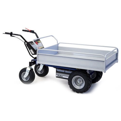 Blue Industrial Motorized Platform Cart