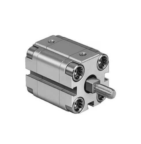 Silver Compact Pneumatic Air Cylinder