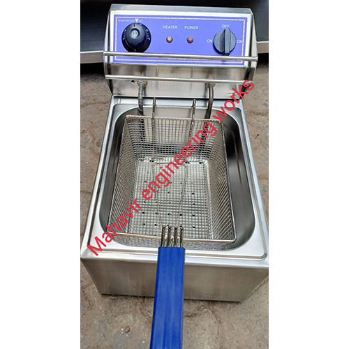 Semi Automatic Stainless Steel Table Top Deep Fryer