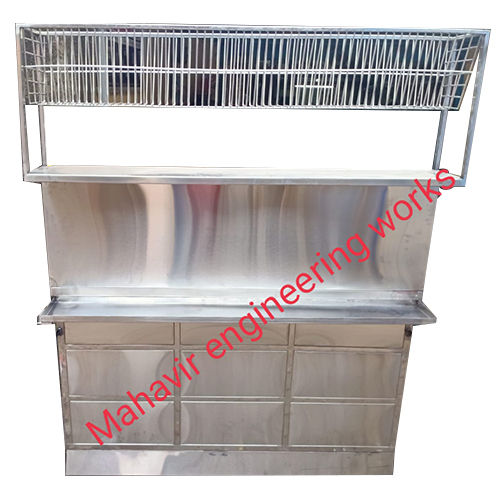 Silver Stainless Steel Juice Counter