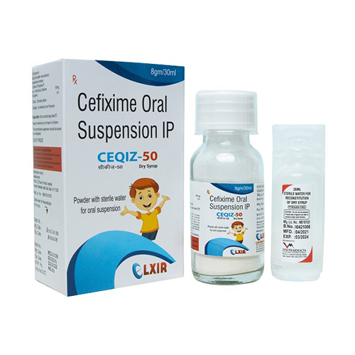 Cefixime Oral Suspension Pharmaceutical medicine