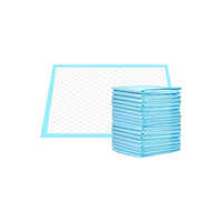 Disposable Bed Pads - Non Woven Rectangular, 60x90 Cm, Blue | Waterproof, Recyclable, Soft Absorbent Material, Disposable Use