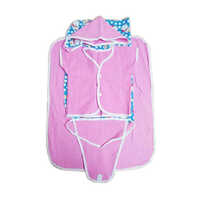 New Born Baby Kit - Falalen Material, Sizes 0-12 Months, Pink Color | Assorted Baby Wear For Comfort And Style