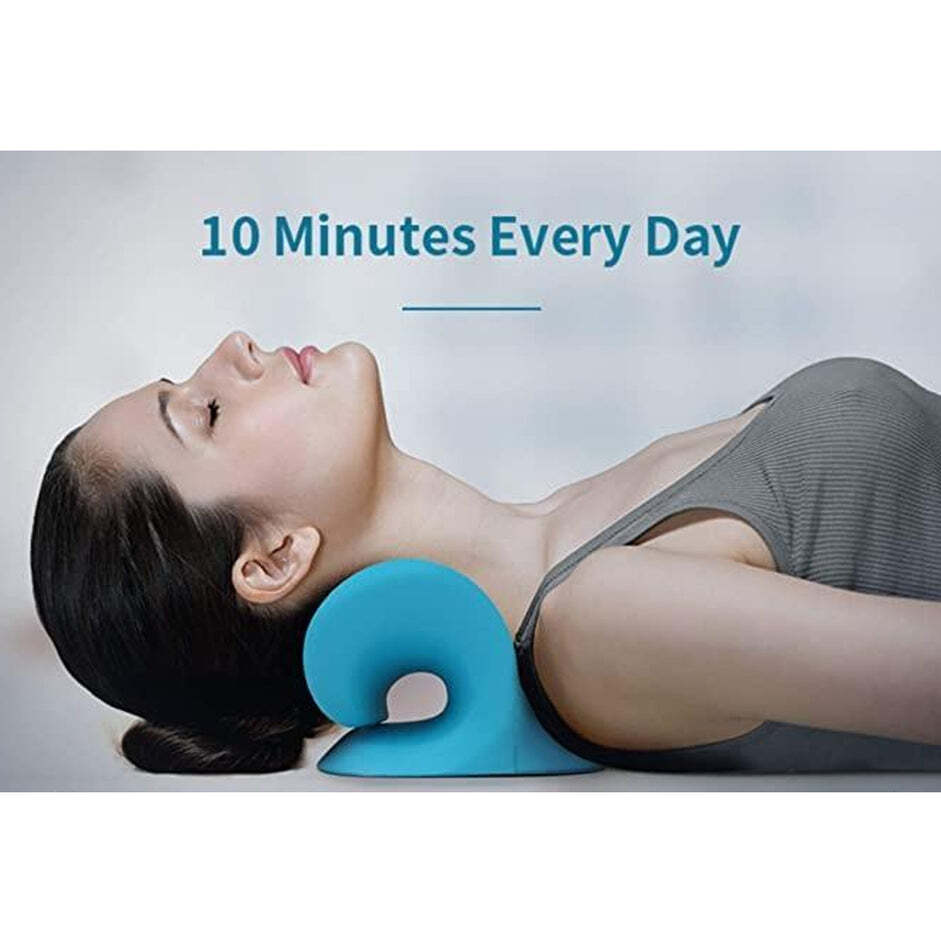 NECK RELAXER CERVICAL PILLOW FOR NECK AND SHOULDER PAIN CHIROPRACTIC ACUPRESSURE MANUAL MASSAGE MEDICAL GRADE MATERIAL (0511)