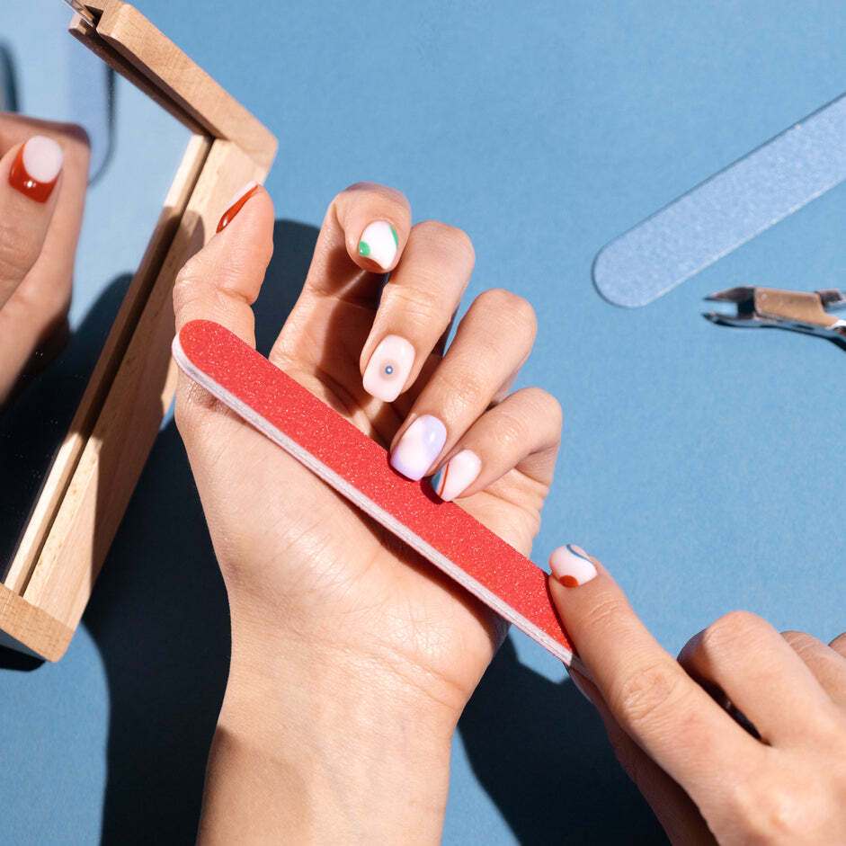 PROFESSIONAL NAIL FILER DOUBLE SIDED FOR NAIL SHAPER NAIL FILE (6476)