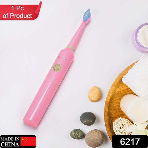 Battery Powered Electric Toothbrush For Home And Travelling Use (6217) Age Group: All Age Group