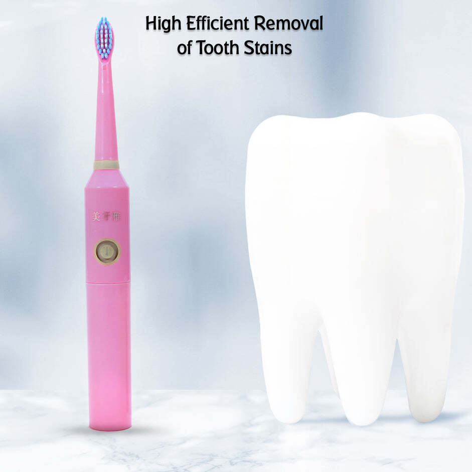 BATTERY POWERED ELECTRIC TOOTHBRUSH FOR HOME AND TRAVELLING USE (6217)