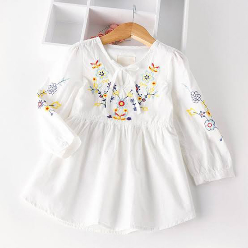 Kids Girls Cotton Frocks