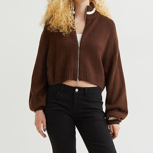 Woolen Women Cropped Sweaters