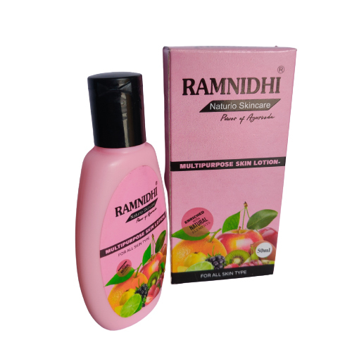 Ramnidhi Skin Lotion - Natural & Organic, Alcohol-Free Formula | Nourishes, Hydrates, Protects, Reduces Wrinkles, Balances Moisture Levels