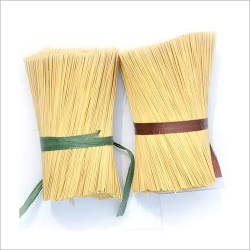 White Agarbatti Round Bamboo Sticks