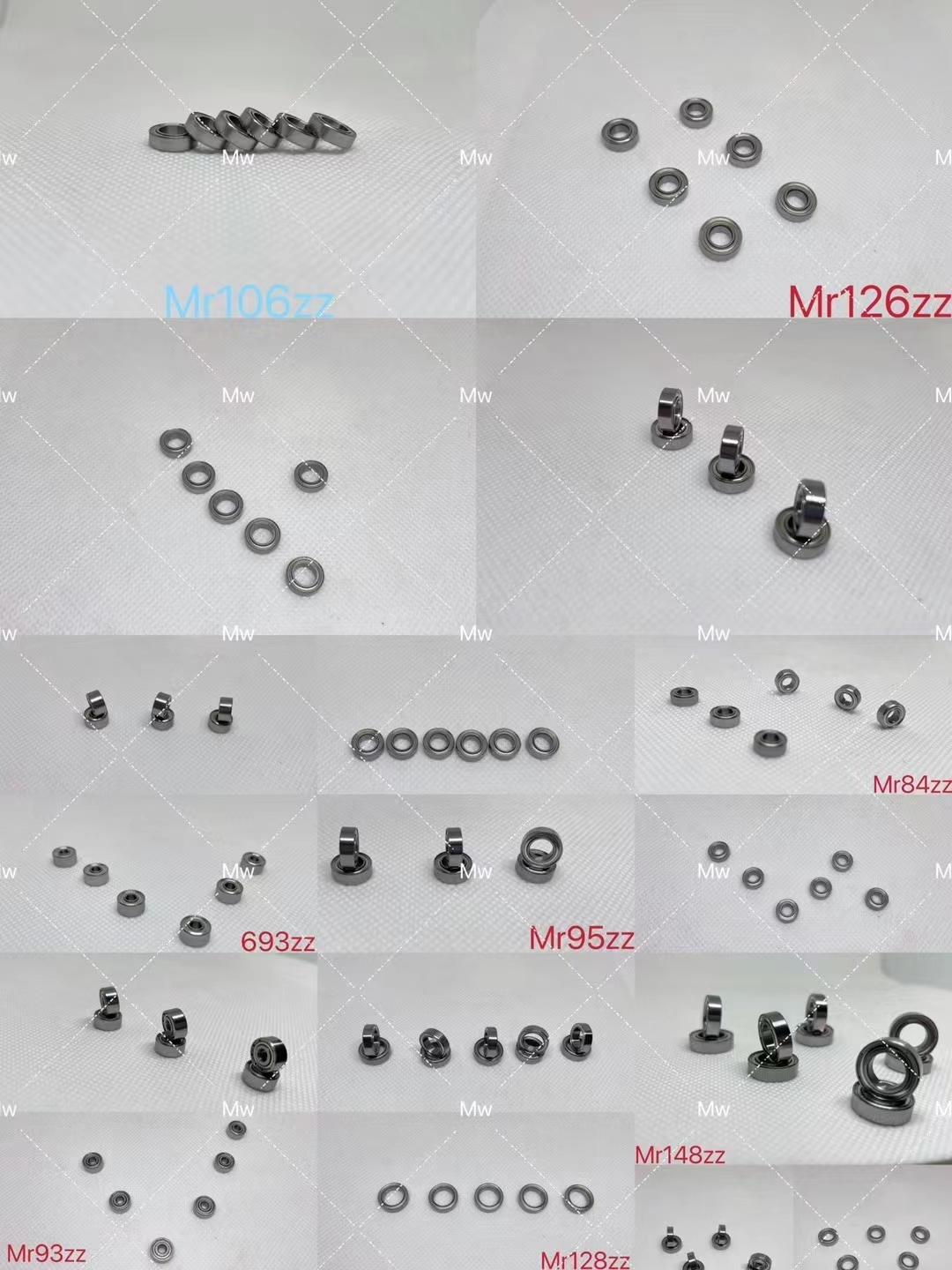 MR52-ZZ Miniature ball bearings