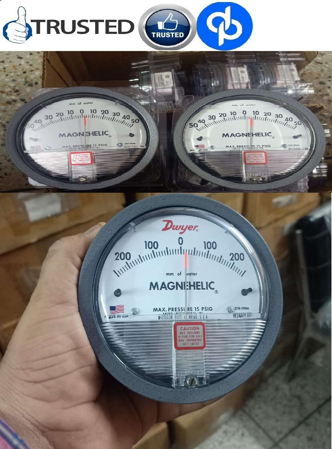 Dwyer Magnehelic Differential Pressure Gauges by Kochuveli industrial area Thiruvananthapuram