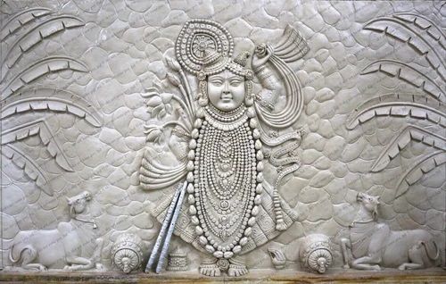 Light Weight Shreenathji Wall Mural