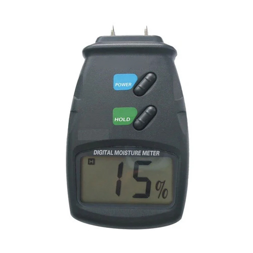 Digital Moisture Meter - Plastic Build, 9V Electric Power | Laboratory Usage, Precision Measurement