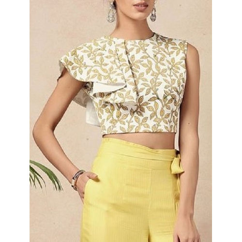 Ladies Printed Crop Top