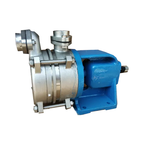 Stainless Steel Self Priming Pumps - Industrial Grade, Various Sizes Available, Silver and Blue Finish