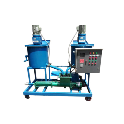 Blue Industrial Grouting Pump