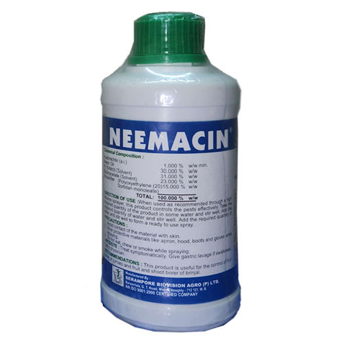 250 Ml 10000 Ppm Neemacin Insecticide Application: Agriculture