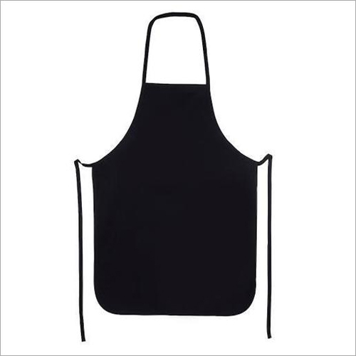 Cooking Aprons - Non Woven Fabric, Waist Style, Black Color | Durable Material for Convenient Kitchen Use