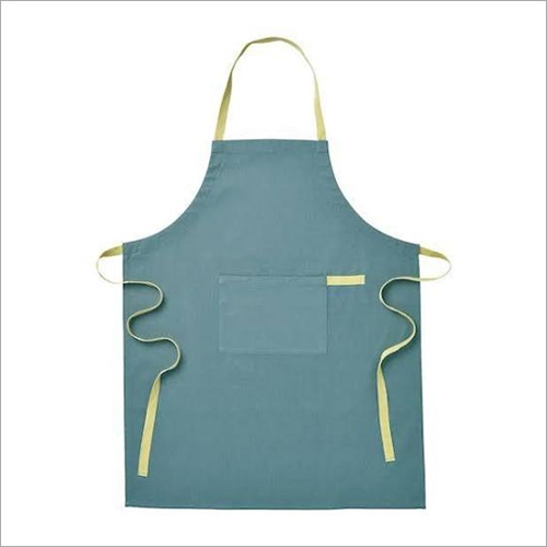 Cotton Aprons - Cotton, Standard Size, Blue | Durable Waist Style, Convenient for Kitchen Use