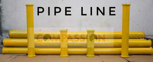 Concrete Pump Pipeline - Color: Yellow