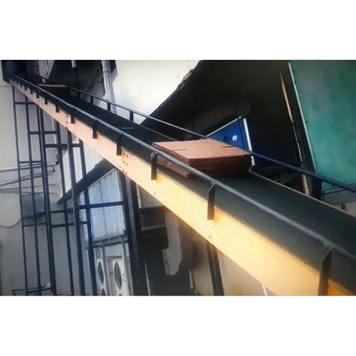 PVC Inspection Conveyor - Stainless Steel Material, Flat Belt Design - Heat Resistant Features for Durable Operation