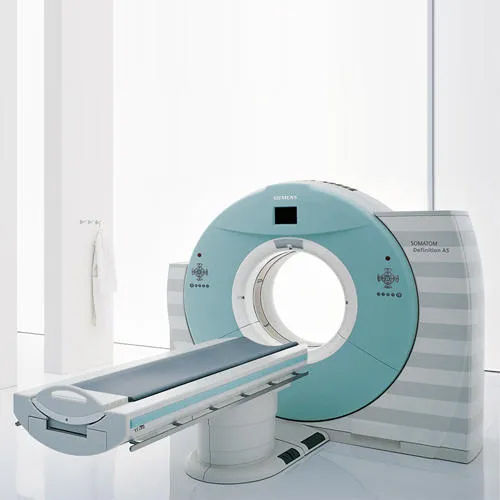 Electric Siemens 64 Slice Ct Scan Machine Color Code: White-Light Blue