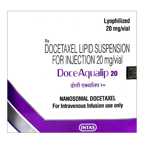 Liquid 20Mg Docetaxel Lipid Suspention For Injection