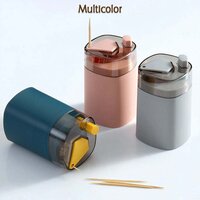 TOOTHPICK HOLDER DISPENSER POPUP AUTOMATIC TOOTHPICK DISPENSER FOR KITCHEN RESTAURANT THICKENING TOOTHPICKS CONTAINER POCKET NOVELTY SAFE CONTAINER TOOTHPICK STORAGE BOX (4005L)