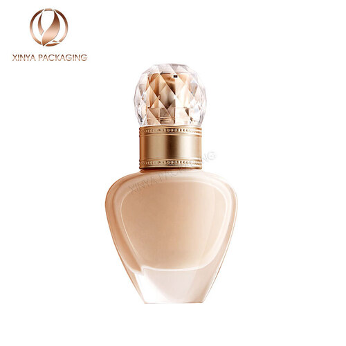 30ml Glass Pump Bottle clear foundation serum sunscreen concealer makeup primer skincare cosmetic packaging