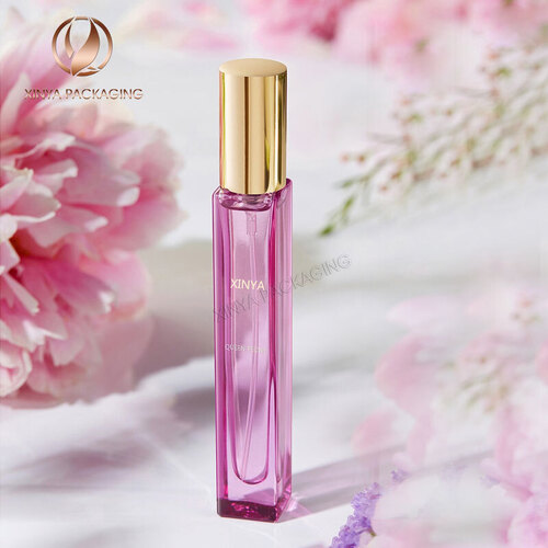 10ml square round thick Glass Bottle perfume pump spray toner roller spliter sample bottle for skincare cosmetic packaging personal care