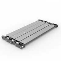 Slat Conveyor Chain - Color: Grey