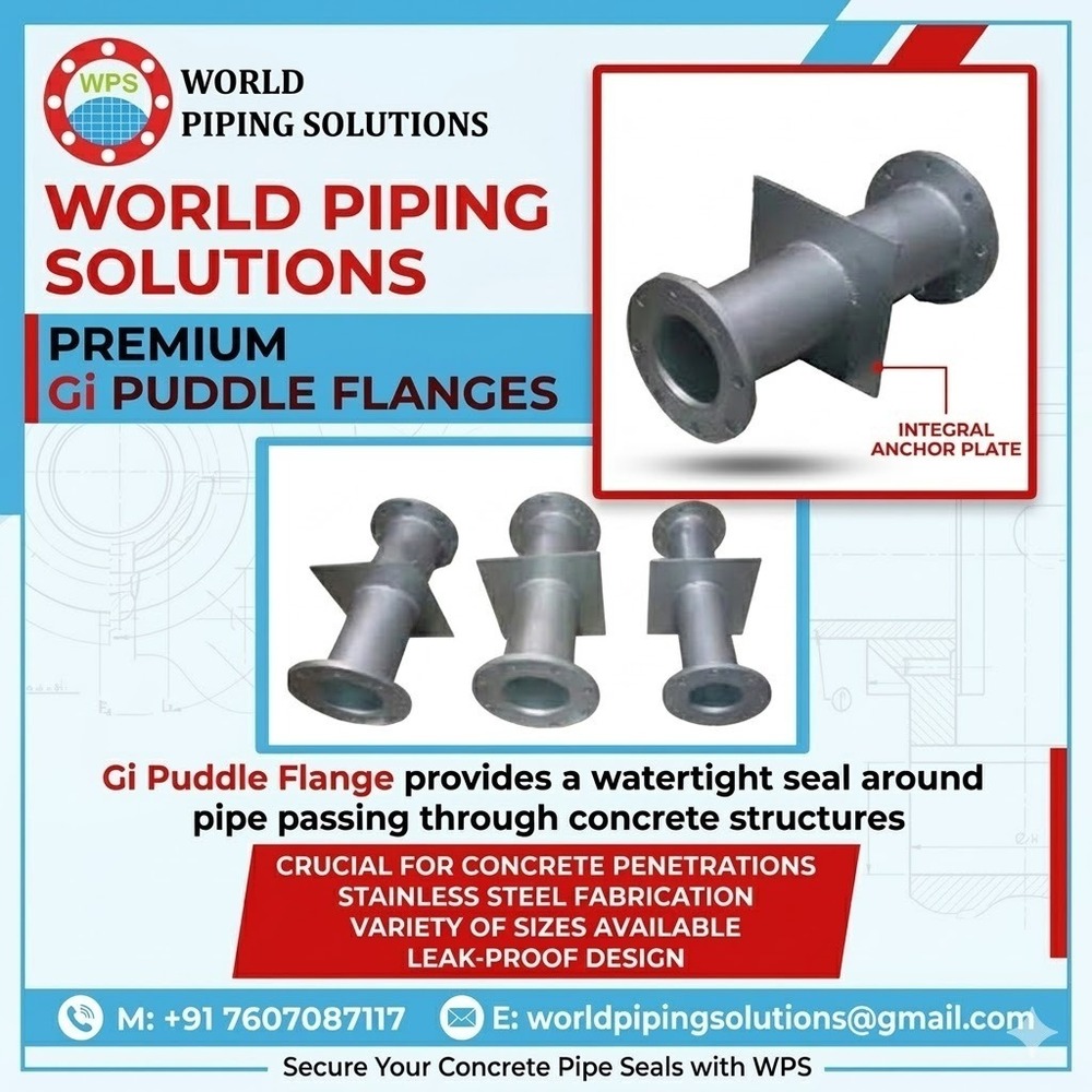 Gi Puddle Flanges - Application: Industrial Use