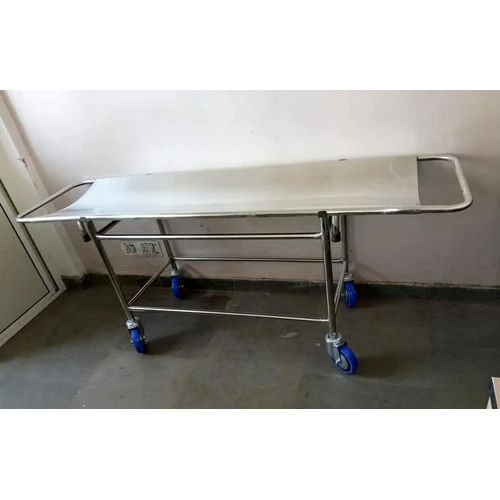 Stainless Steel Stretcher Trolley Design: With Rails