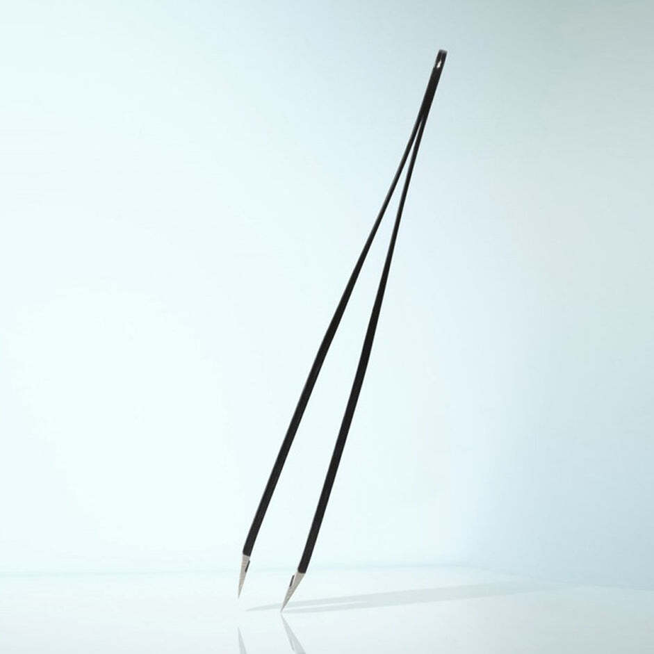 HANDMADE SLANT TWEEZER EXCLUSIVE FOR EYEBROWS FACIAL HAIR INGROWN HAIR REMOVAL AND BLACKHEAD HANDY AND PORTABLE TOOL (6611)