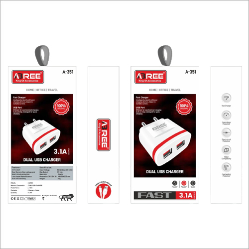 White A351 A3Ree Dual Usb Charger
