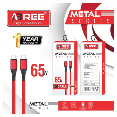 A3Ree Metal Series 65W Pd Cable Application: Industrial